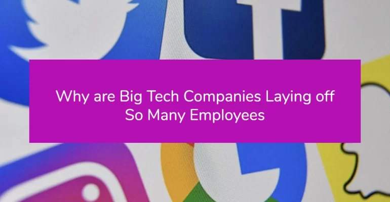 why big tech companies are laying off